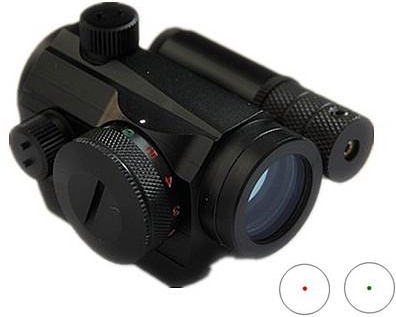 Red Dot Sight Rifle Scope with Built-in Red Lasers